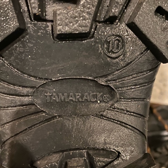 Men's Rugged Brown and Black Snow Boots - Picture 8 of 8